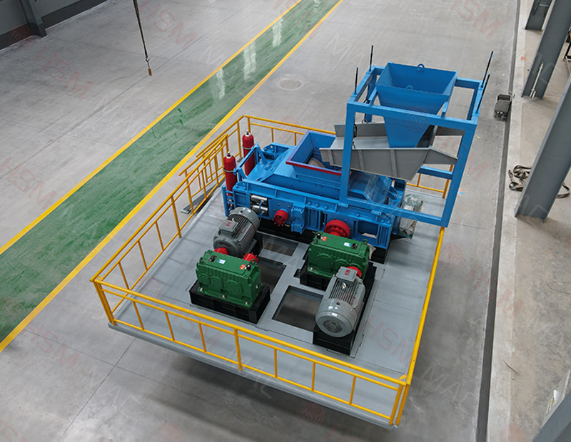 玄武巖對輥破碎機